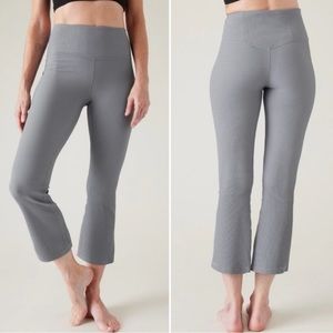 Athleta Elation Rib Crop Flare Leggings size Large
